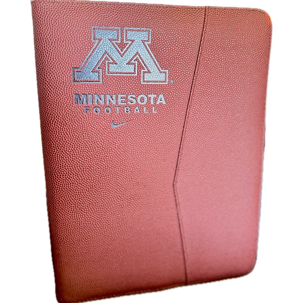 Nike Minnesota Golden Gophers Football Pebbled Leather Portfolio Folder
